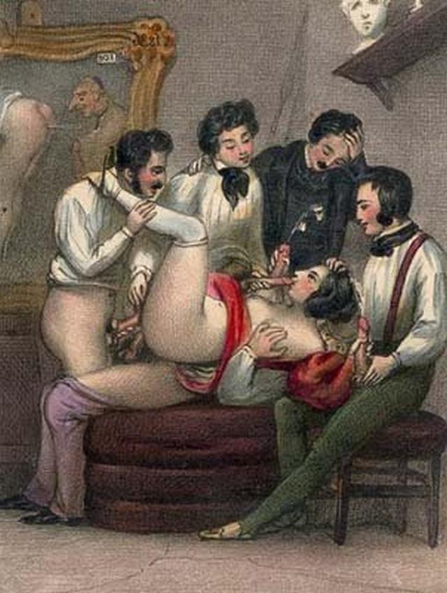 Искусство секса на картинах со взрослым содержанием 2 фотка