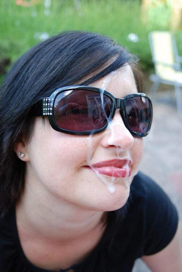 Похотливые красотки обожают фонтаны густой спермы на лицах 28 фотка