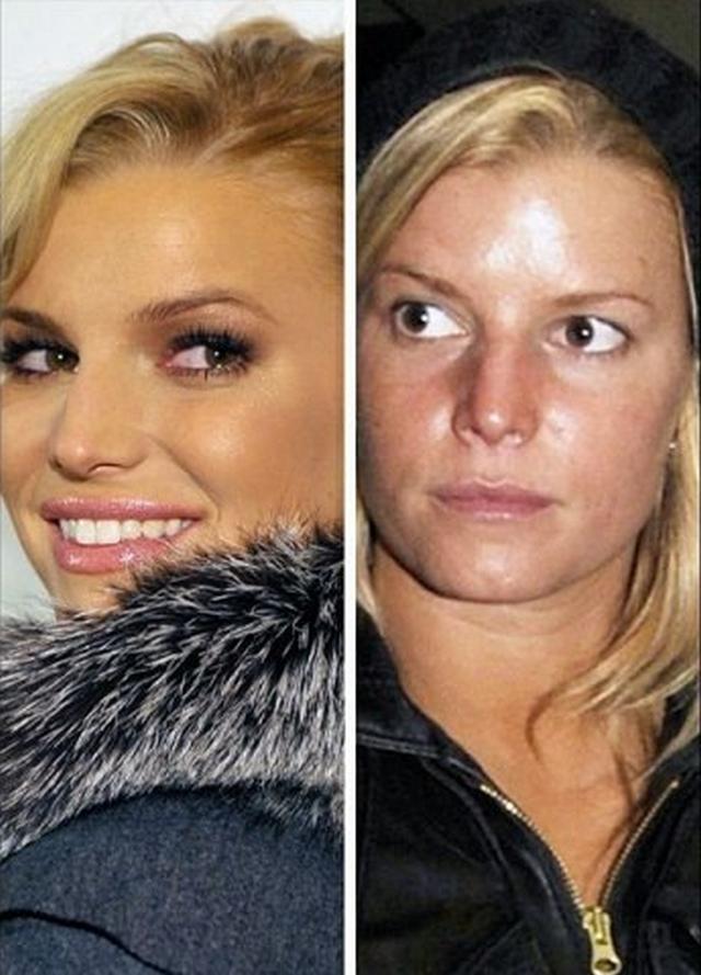 Знаменитостей без грима можно щедро полить спермой после секса 9 фотка